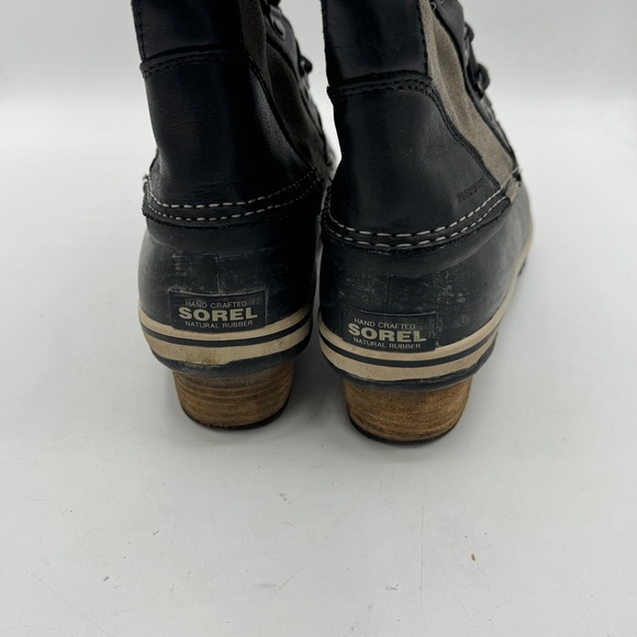 Sorel Carly Conquest ll Black Kettle Women’s Duck Boot - Picture 7 of 9